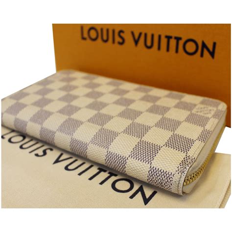 louis vuitton blue and white checkered wallet|lv damier wallet.